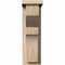 Ekena Millwork Monterey Smooth Corbel w/Backplate, Douglas Fir, 5 1/2"W x 10"D x 18"H COR06X10X18MON01SDF - alternate 3